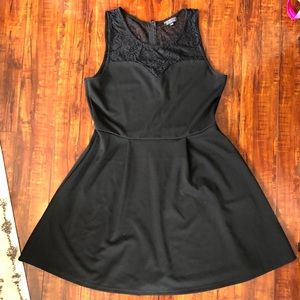 Papermoon Adelaide Lace Detail Knit Dress